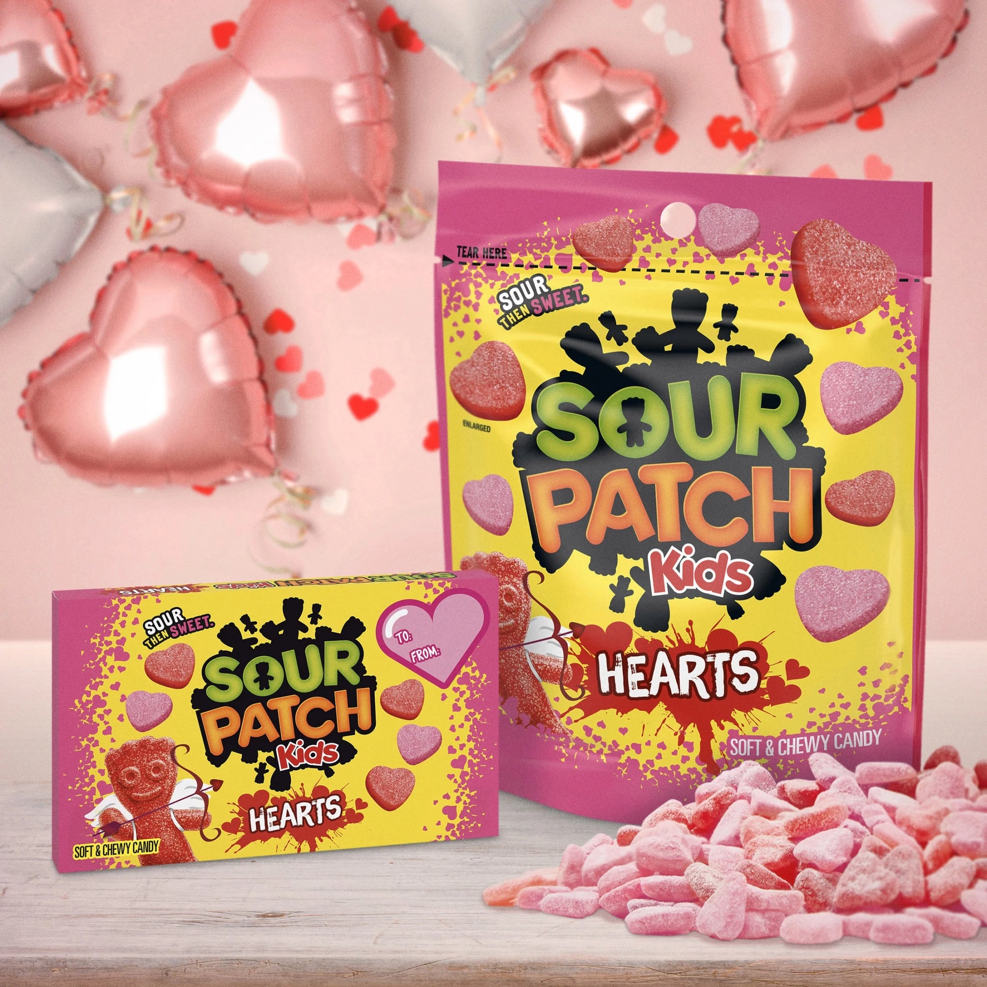 Soft & Chewy Valentines Day Candy Hearts, 3.1 Oz