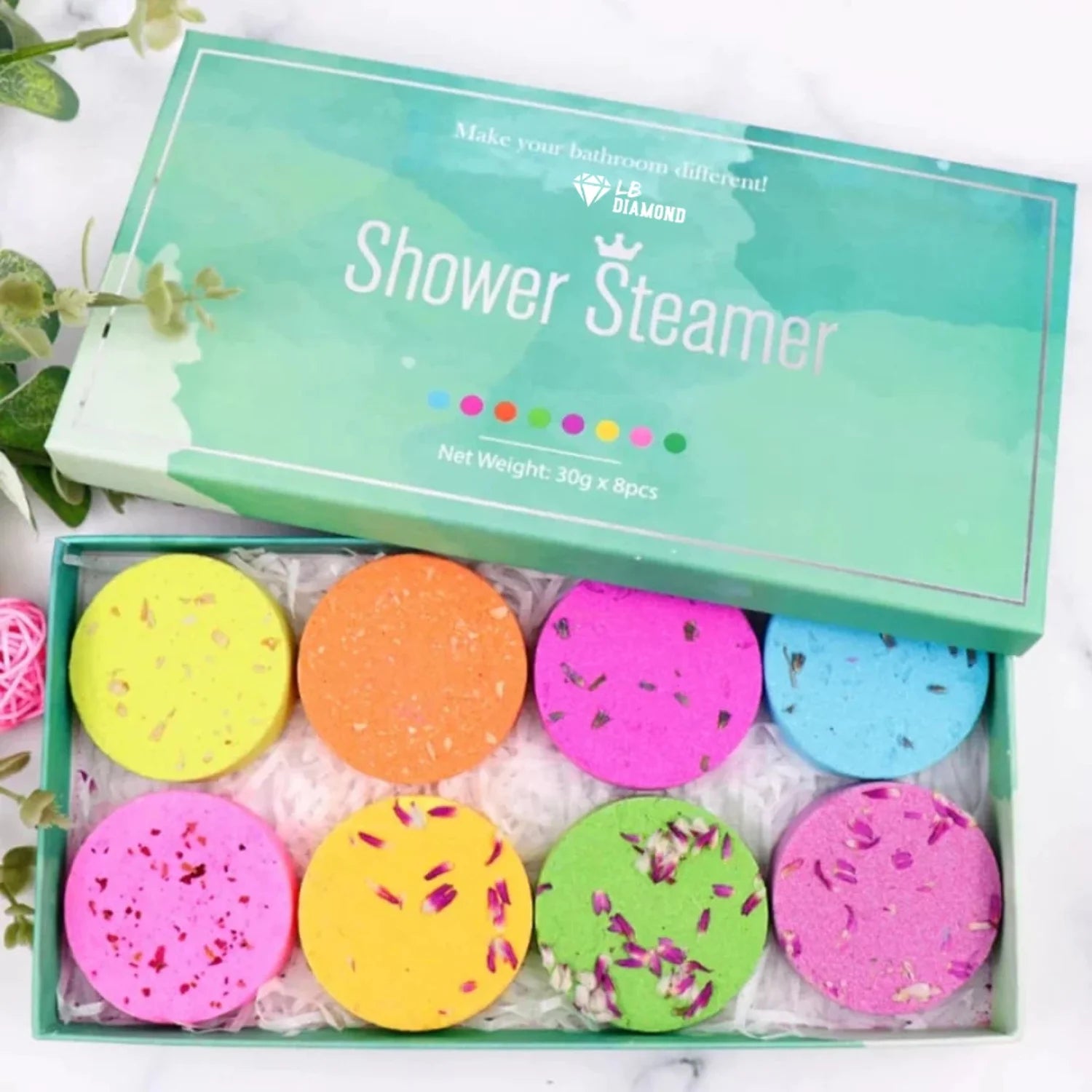 Aromatherapy Shower Steamers Variety Pack of 8