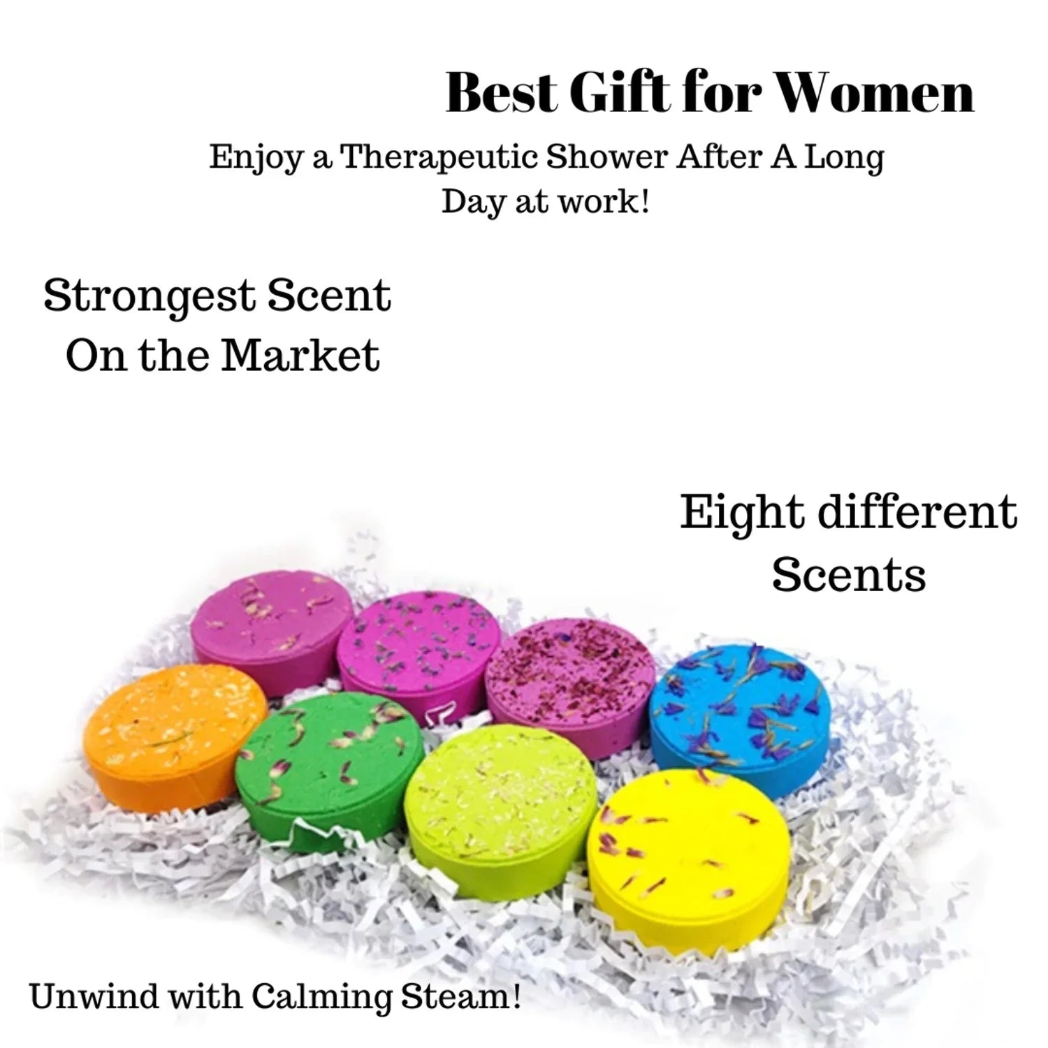 Aromatherapy Shower Steamers Variety Pack of 8