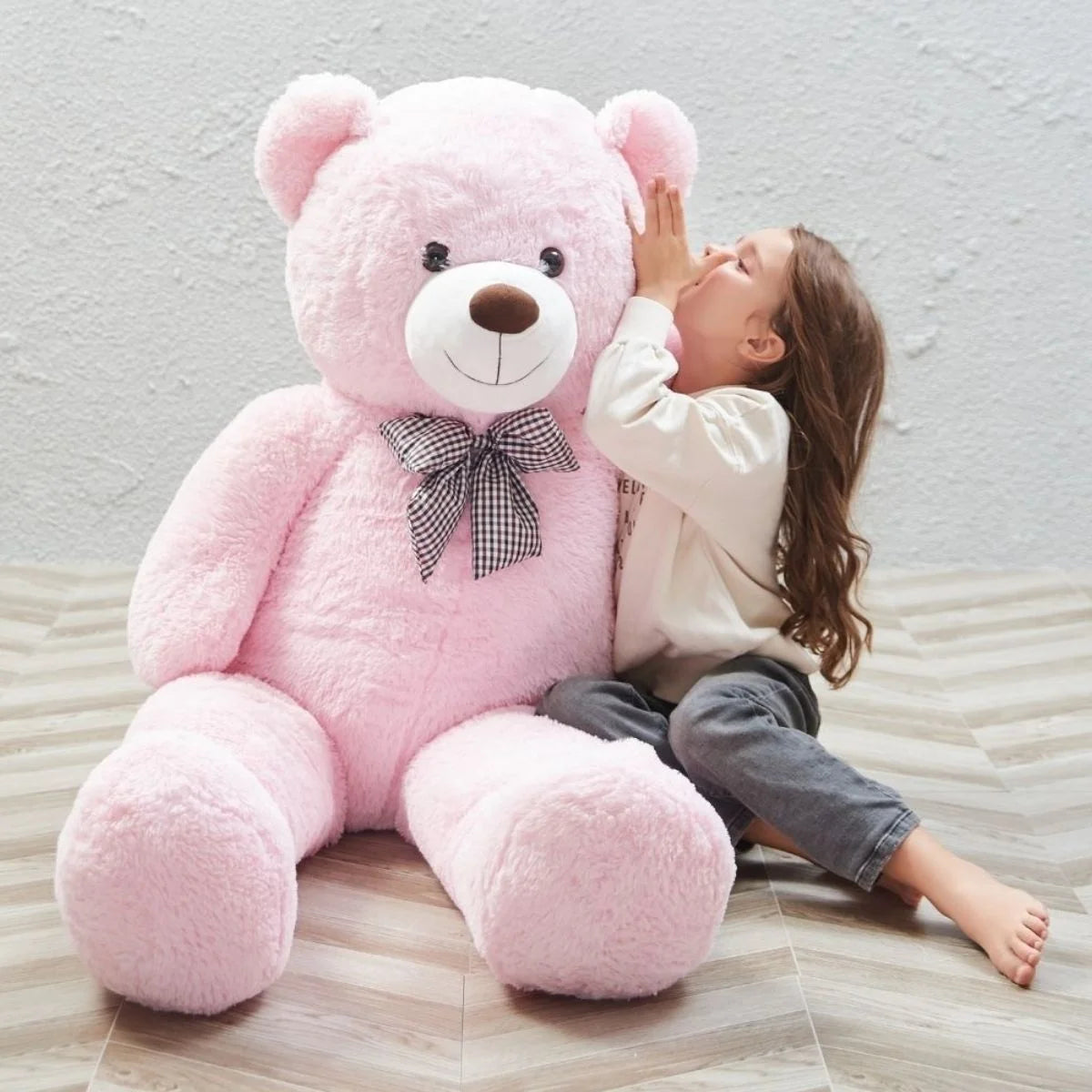 Giant Teddy Bear 4Ft Stuffed Animal Soft Big Bear Plush Toy